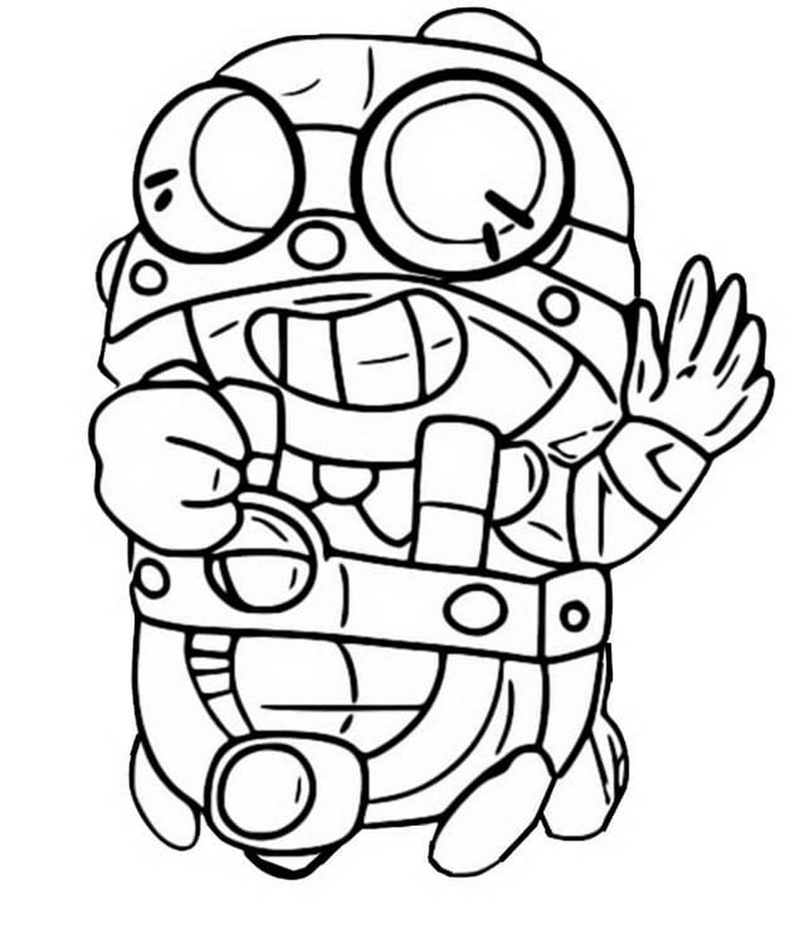 Brawl Stars kolorowanki